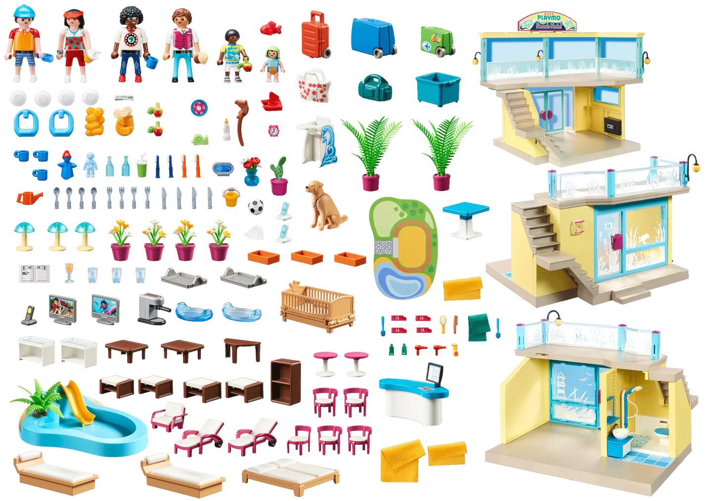 Playmobil 70434 Family Fun Playmo Beach Hotel - plegobil