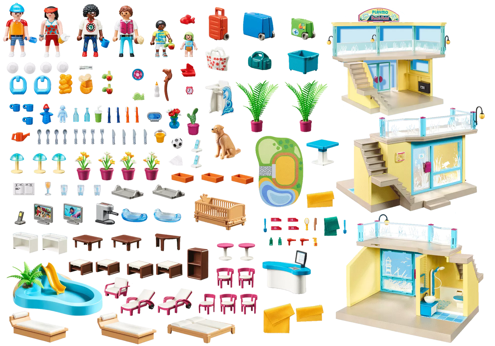 Playmobil 70434 Family Fun Playmo Beach Hotel - plegobil