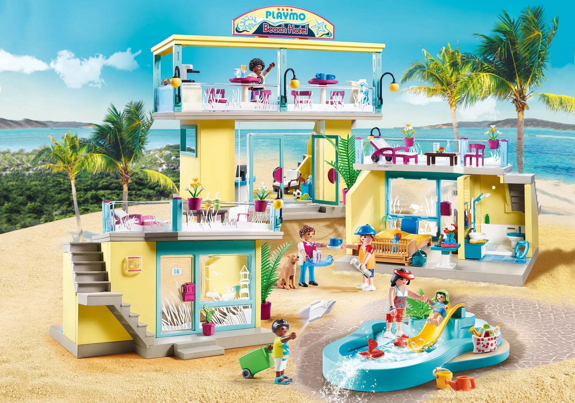 Playmobil 70434 Family Fun Playmo Beach Hotel - plegobil