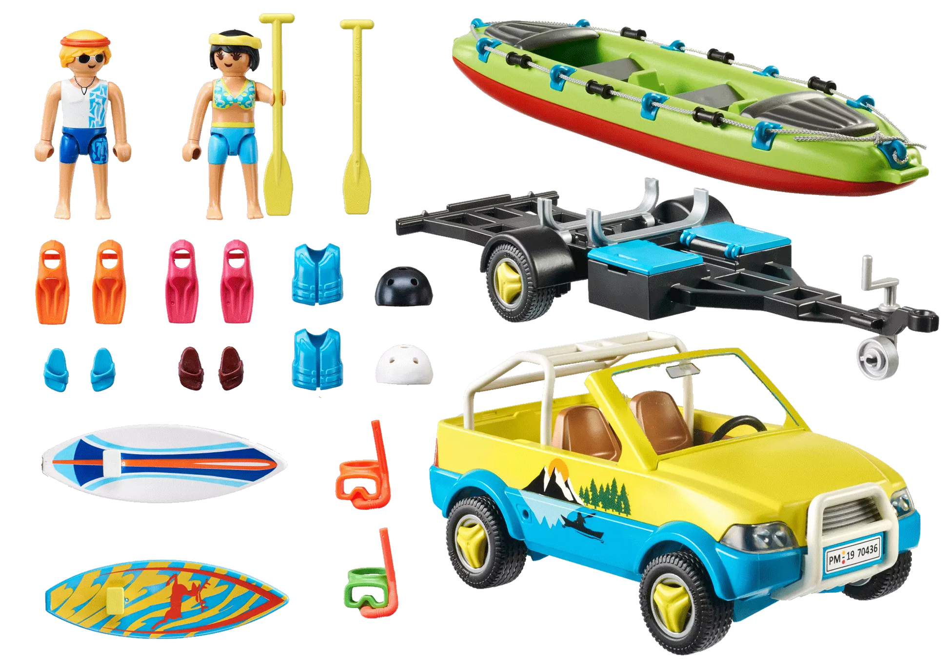 Playmobil 70436 Family Fun Strandauto mit Kanuanhänger - plegobil