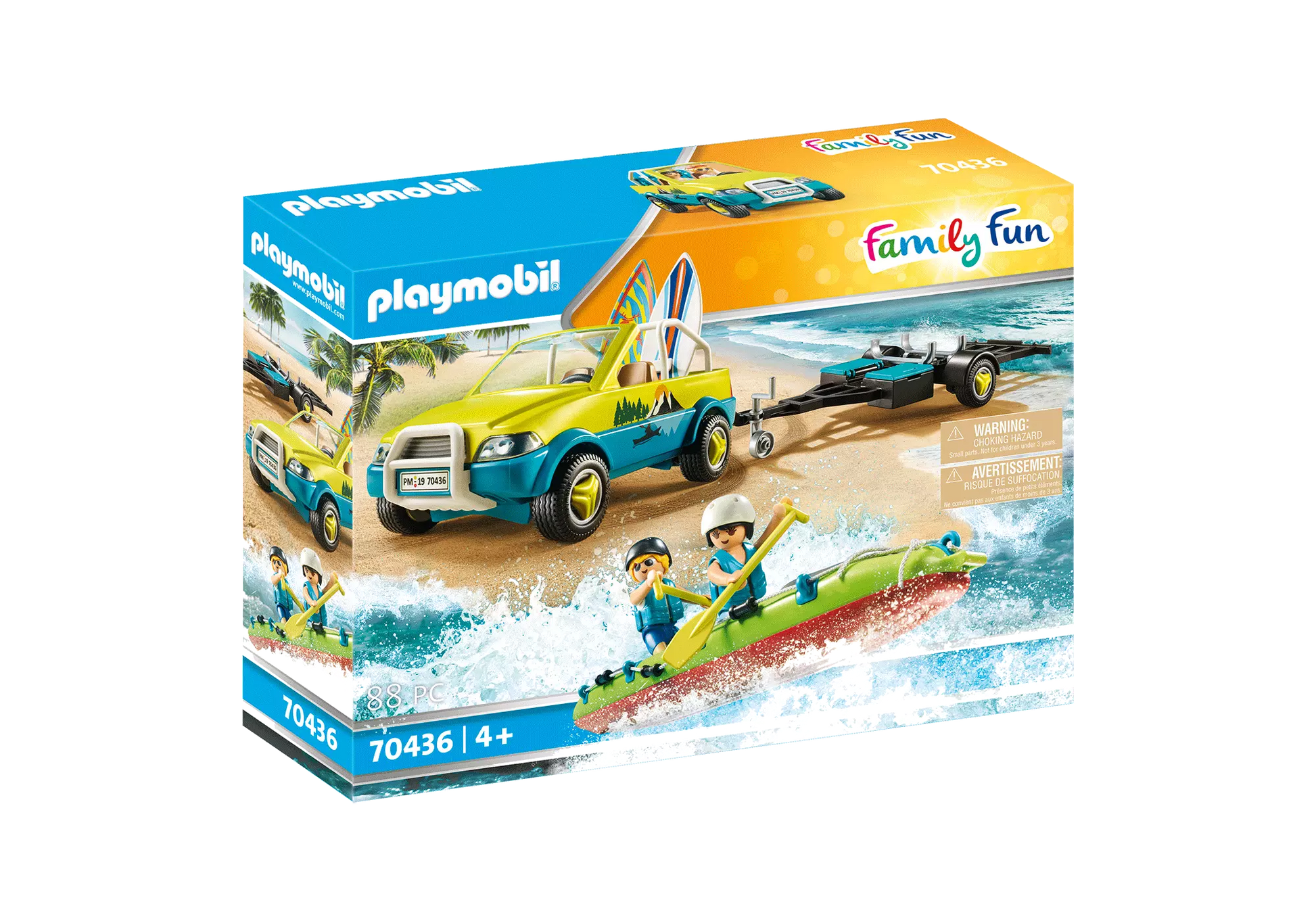 Playmobil 70436 Family Fun Strandauto mit Kanuanhänger - plegobil