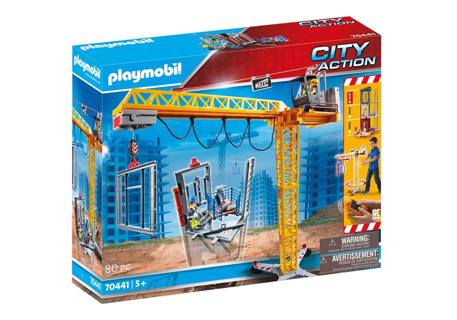 Playmobil 70441 City Action RC-Baukran mit Bauteil - plegobil