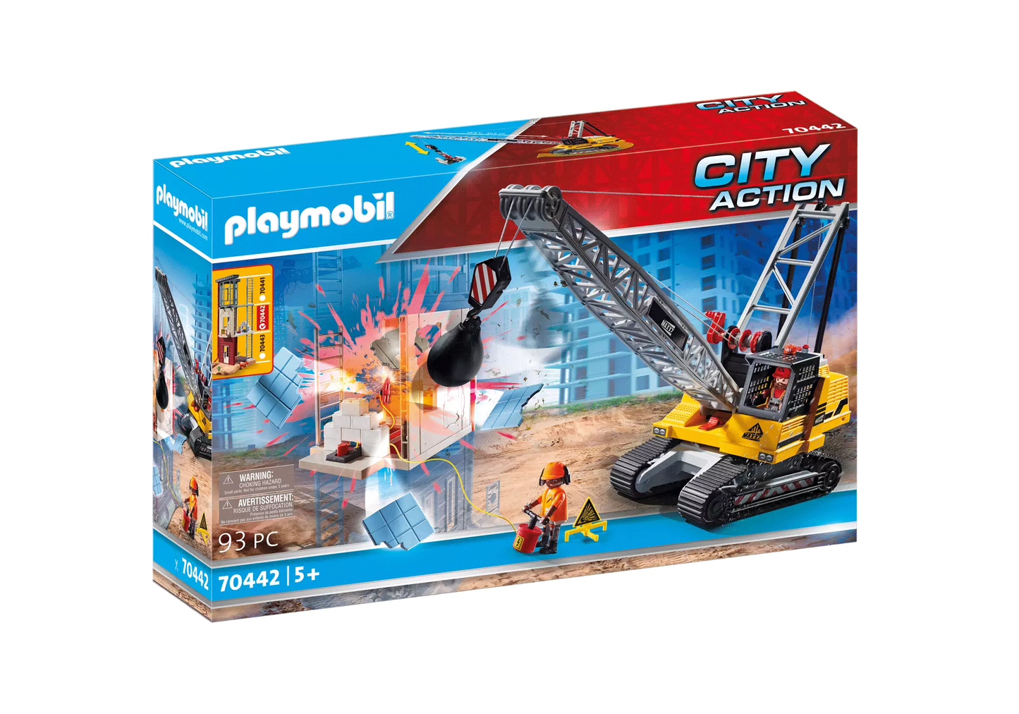 Playmobil 70442 City Action Seilbagger mit Bauteil - plegobil