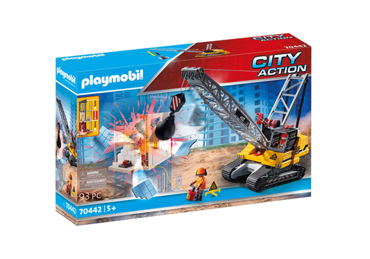 Playmobil 70442 City Action Seilbagger mit Bauteil - plegobil