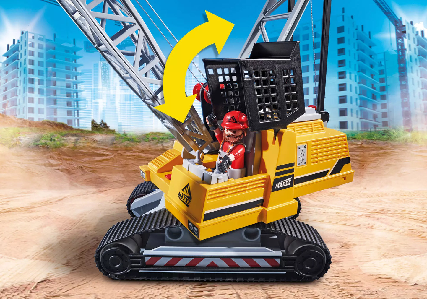 Playmobil 70442 City Action Seilbagger mit Bauteil - plegobil