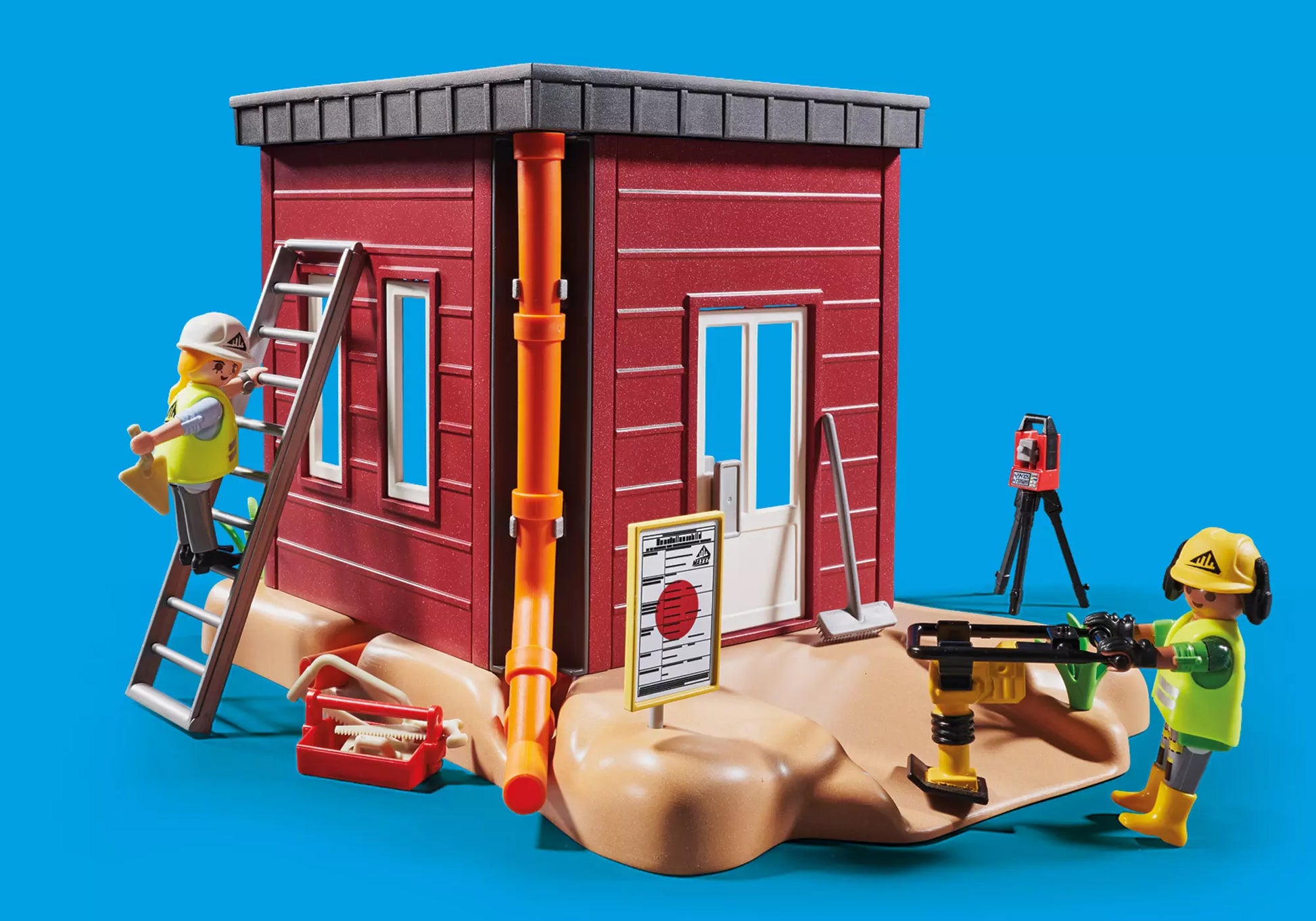 Playmobil 70443 City Action Minibagger mit Bauteil - plegobil