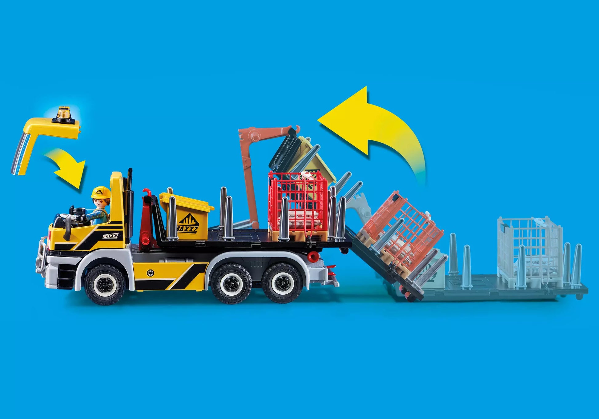 Playmobil 70444 City Action LKW mit Wechselaufbau - plegobil