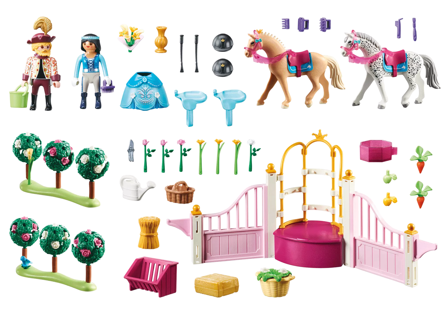 Playmobil 70450 Princess Reitunterricht im Pferdestall - plegobil