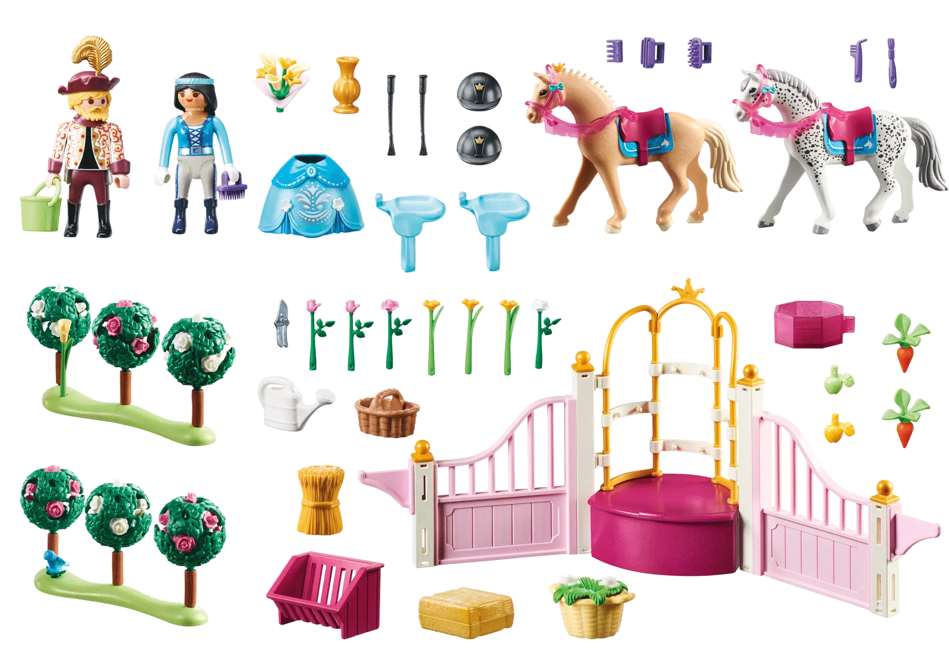Playmobil 70450 Princess Reitunterricht im Pferdestall - plegobil