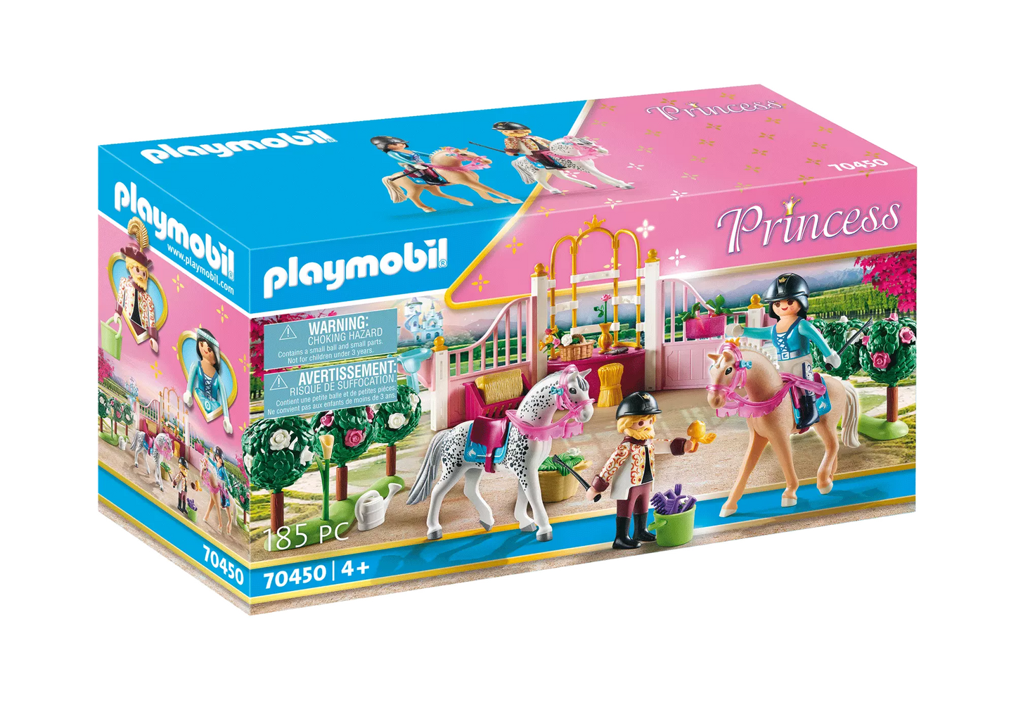 Playmobil 70450 Princess Reitunterricht im Pferdestall - plegobil