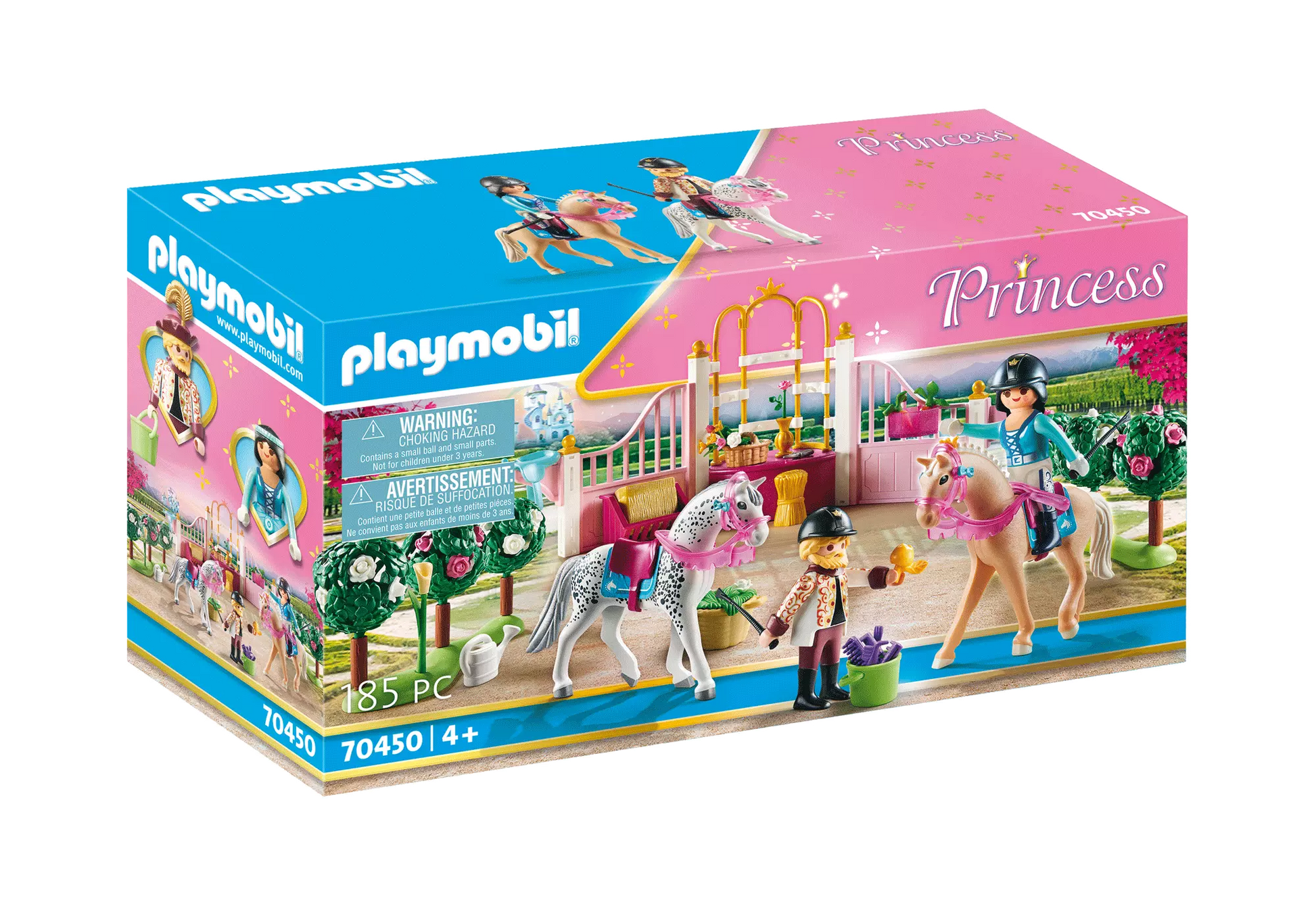 Playmobil 70450 Princess Reitunterricht im Pferdestall - plegobil