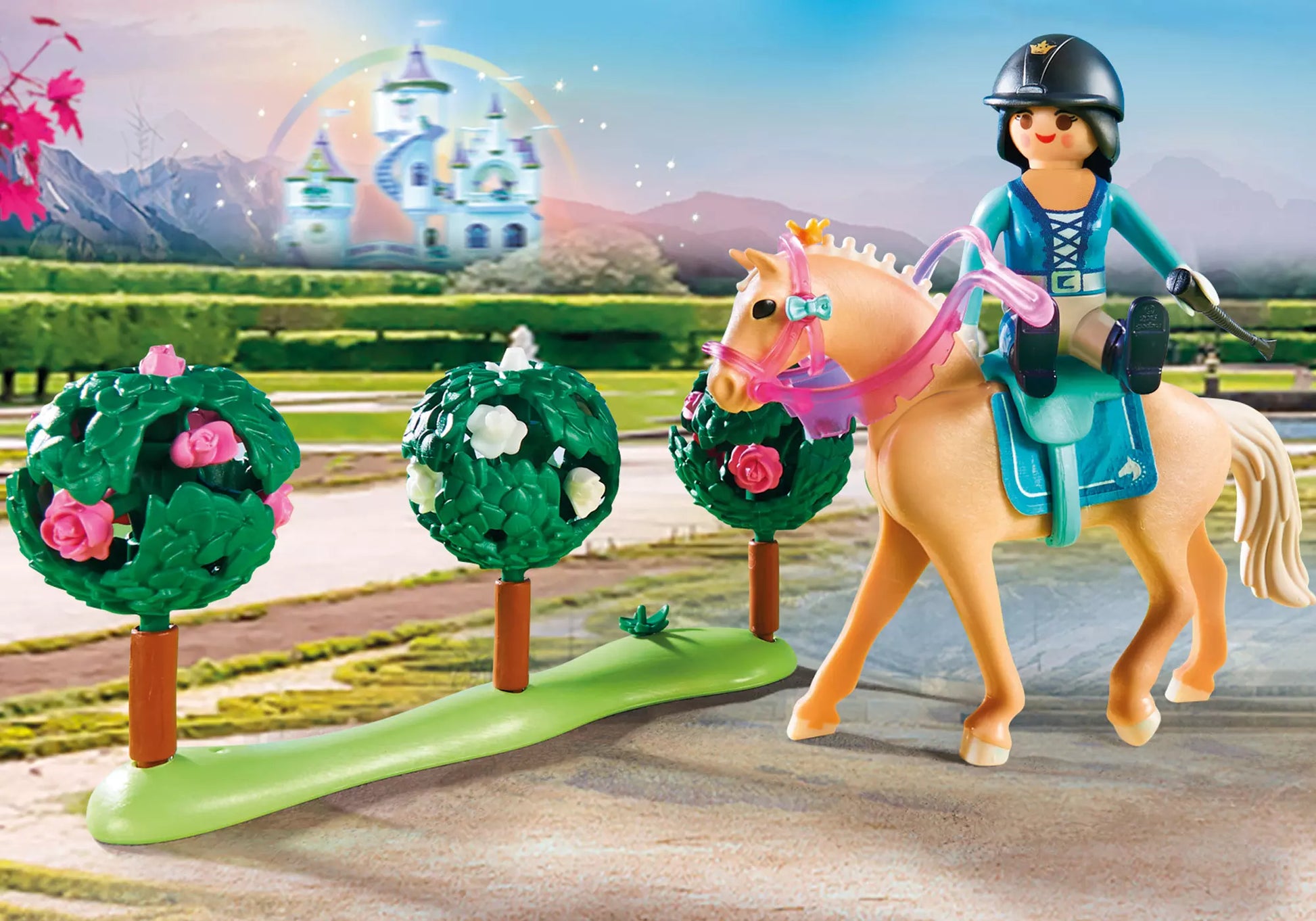 Playmobil 70450 Princess Reitunterricht im Pferdestall - plegobil