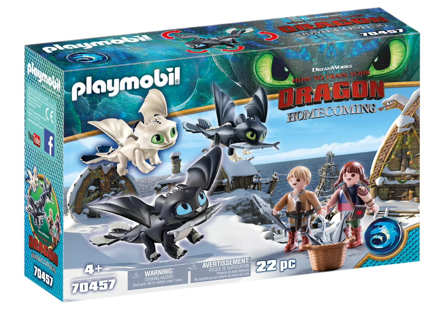 Playmobil 70457 Dragon Homecoming Wikingerkinder mit Babydrachen - plegobil