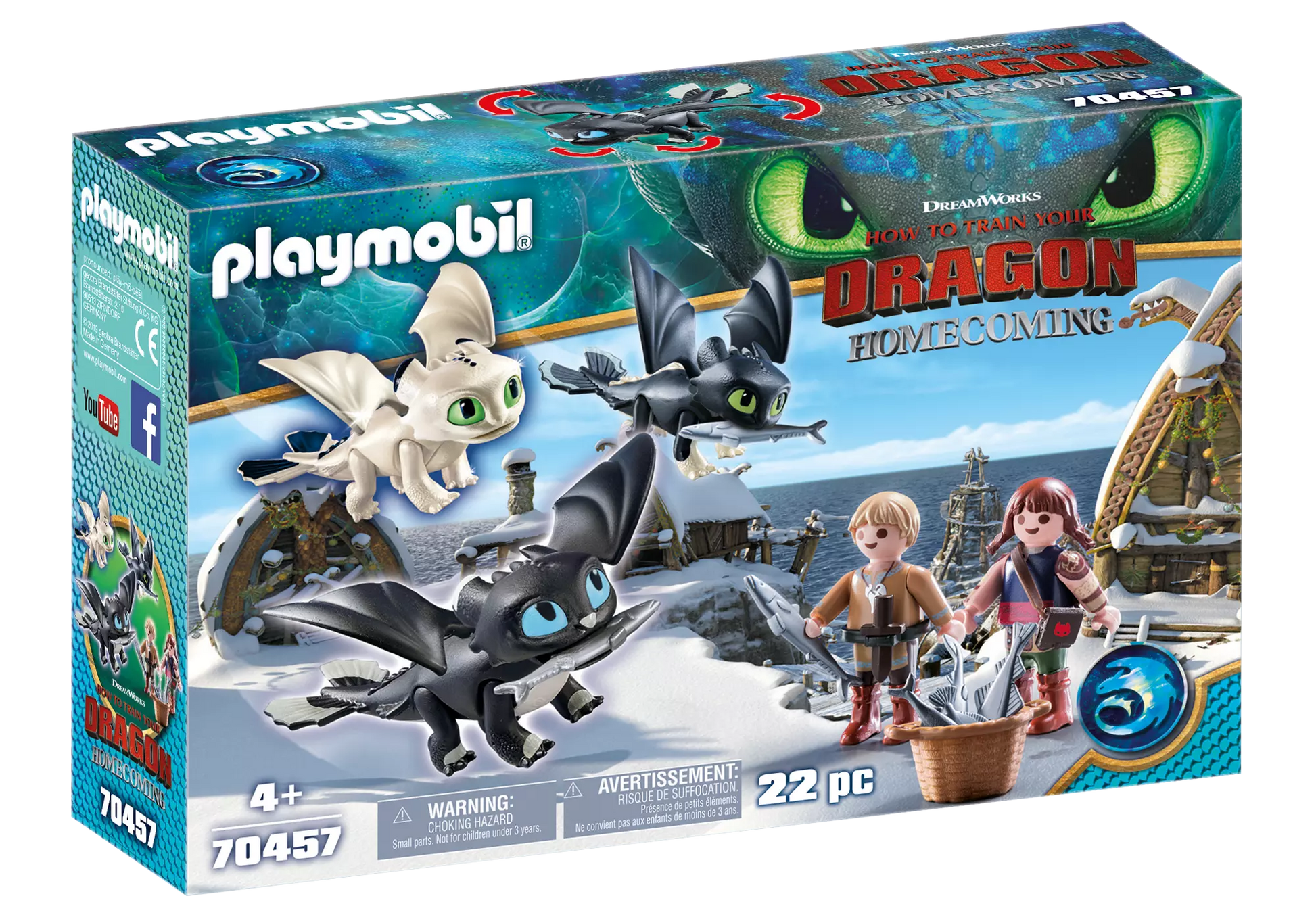 Playmobil 70457 Dragon Homecoming Wikingerkinder mit Babydrachen - plegobil