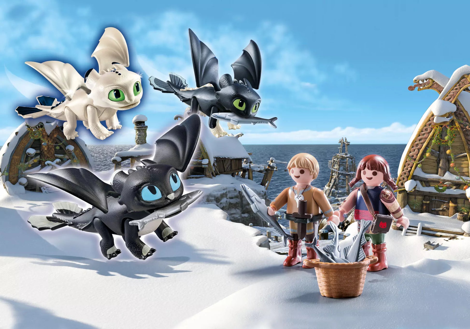 Playmobil 70457 Dragon Homecoming Wikingerkinder mit Babydrachen - plegobil
