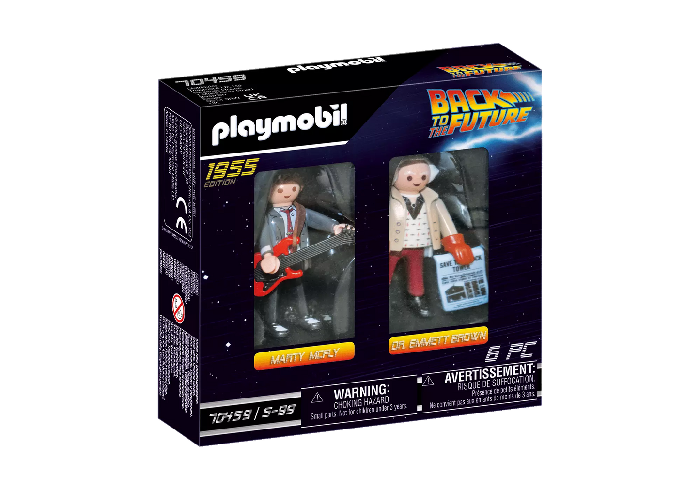 Playmobil 70459 Back to the Future Marty McFly und Dr. E. Brown 1955 - plegobil