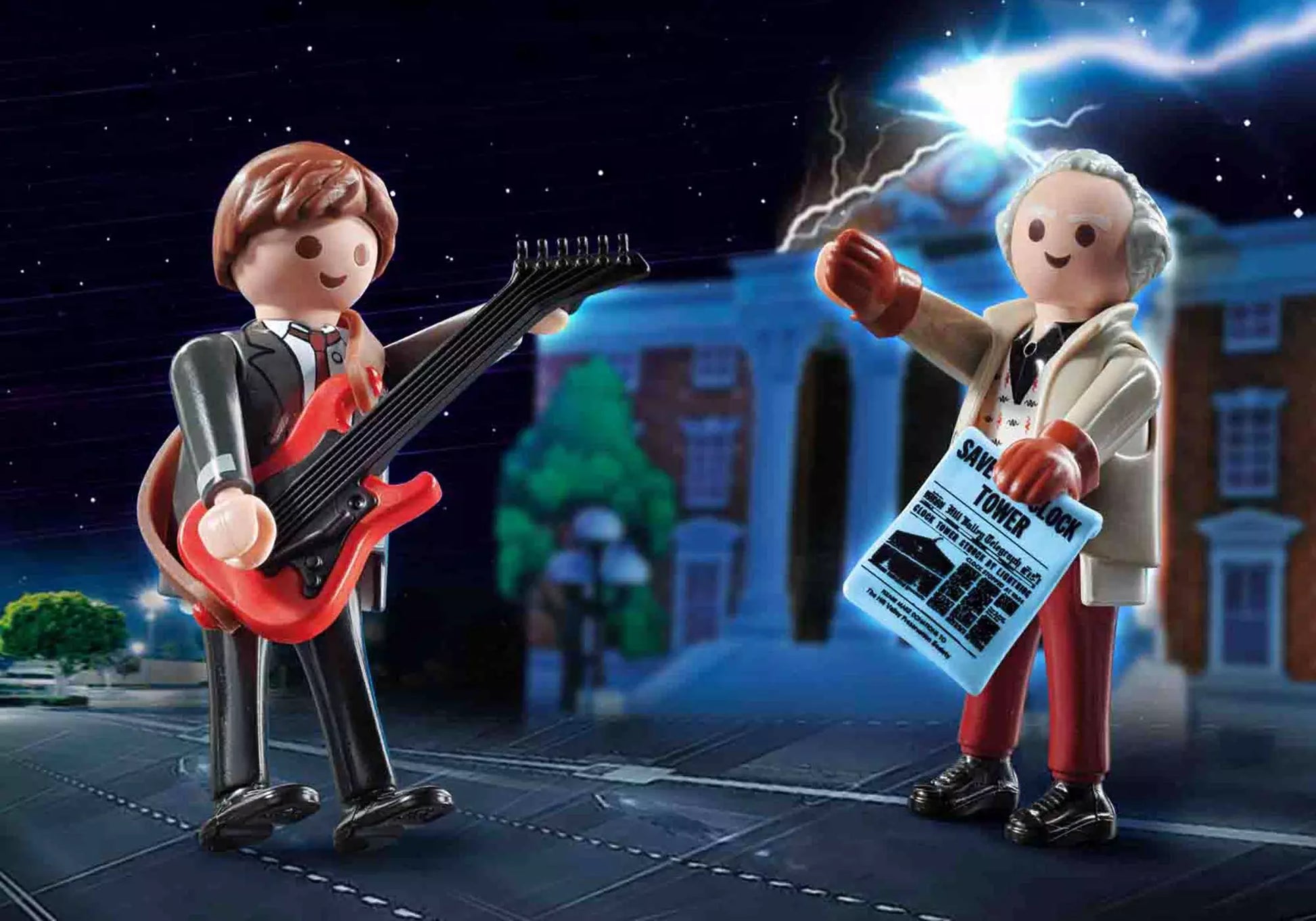 Playmobil 70459 Back to the Future Marty McFly und Dr. E. Brown 1955 - plegobil