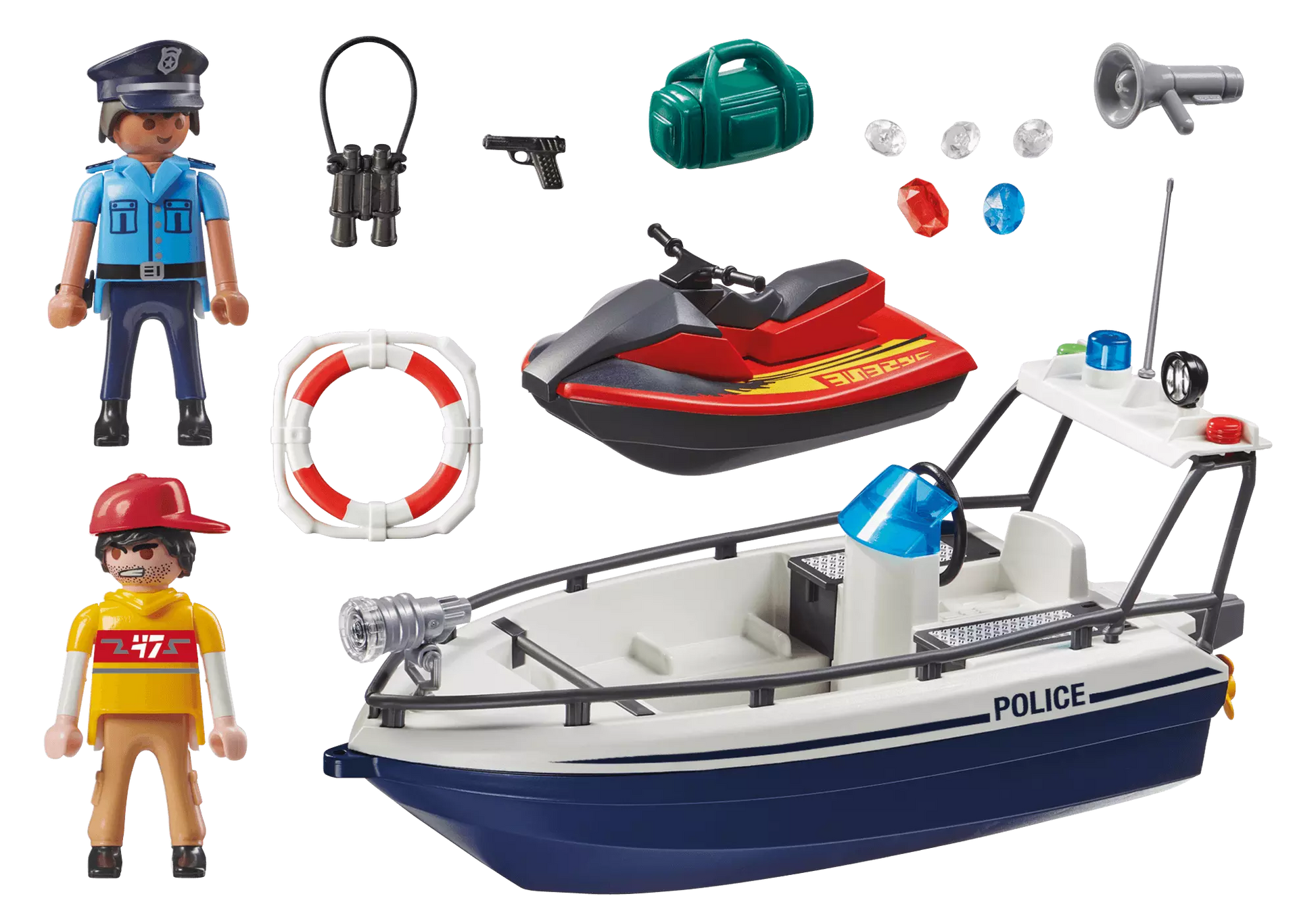 Playmobil 70463 Police Action Jewel Heist Getaway - plegobil