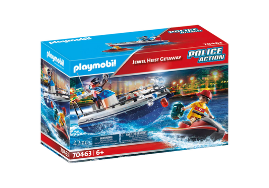 Playmobil 70463 Police Action Jewel Heist Getaway - plegobil