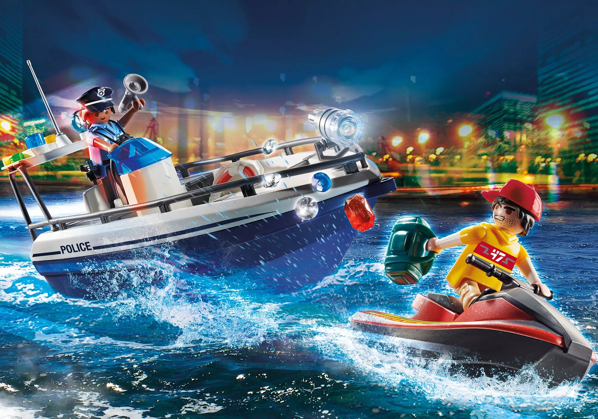 Playmobil 70463 Police Action Jewel Heist Getaway - plegobil
