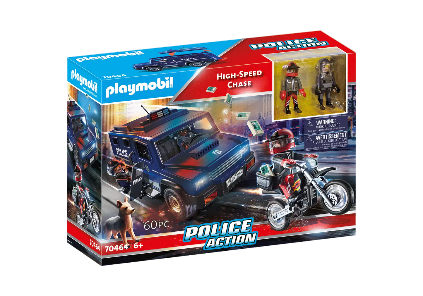 Playmobil 70464 Police Action High Speed Verfolgungsjagd - plegobil