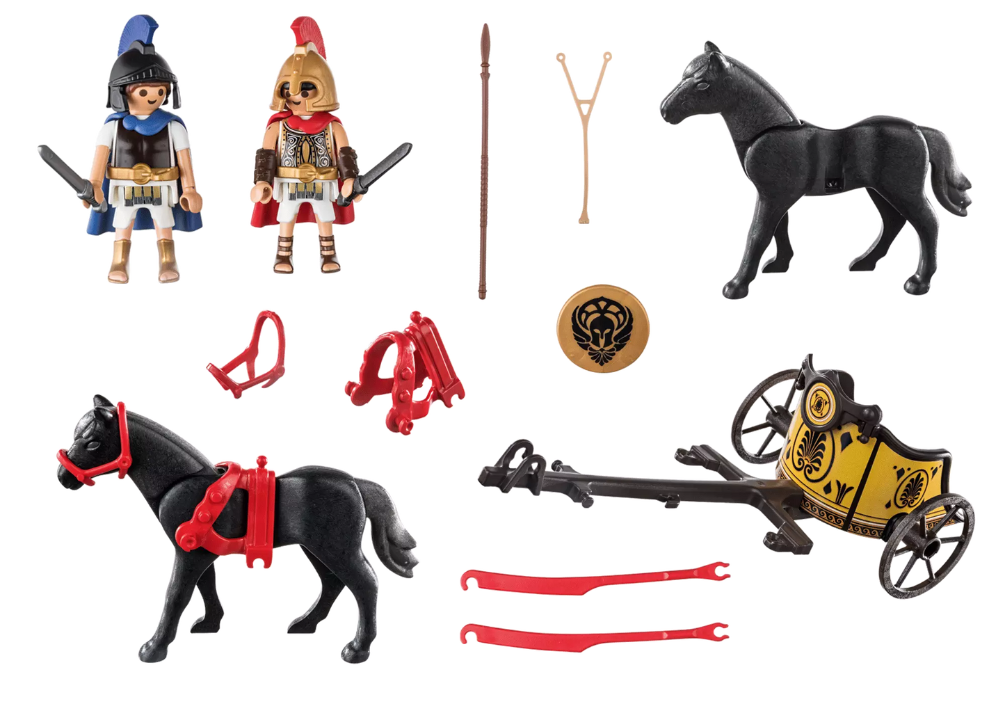Playmobil 70469 History Achilles im Streitwagen mit Patroklos - plegobil