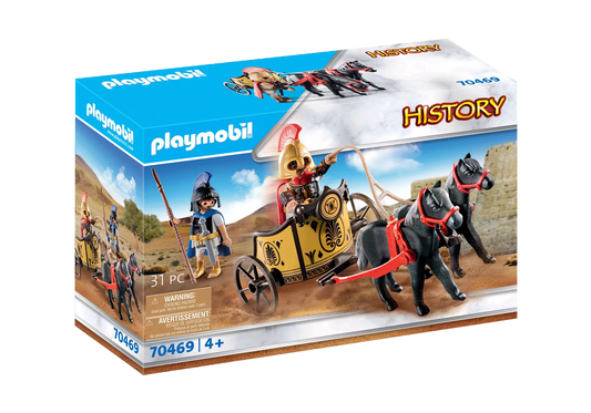 Playmobil 70469 History Achilles im Streitwagen mit Patroklos - plegobil