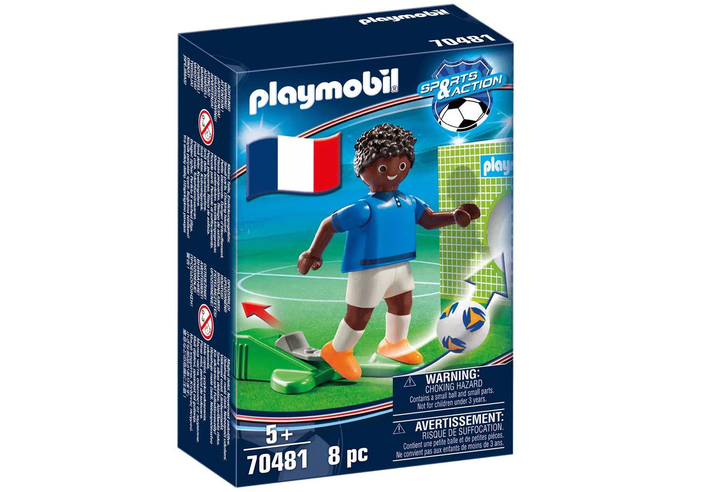 Playmobil 70481 Sports & Action Fussballspieler Frankreich - plegobil