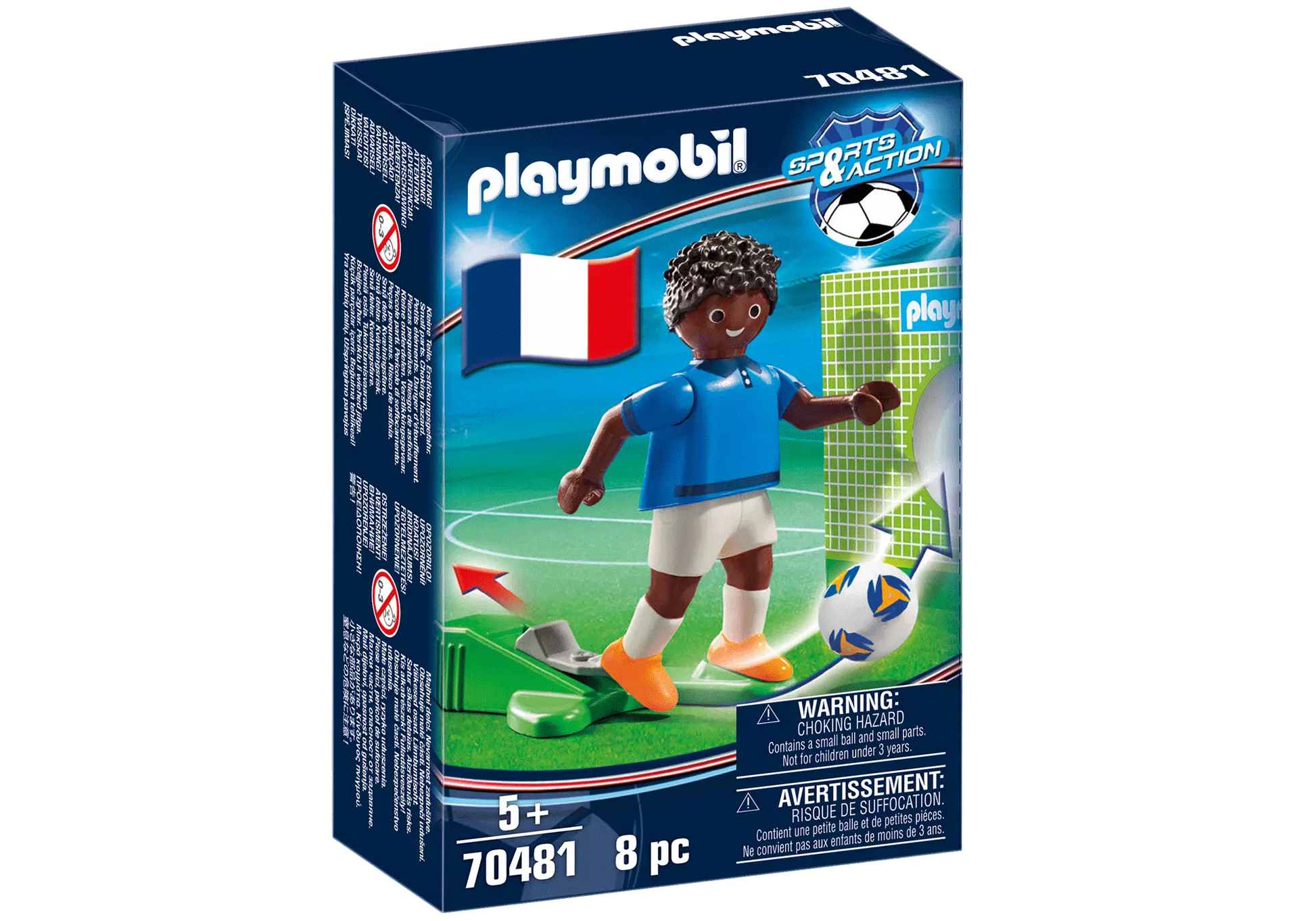 Playmobil 70481 Sports & Action Fussballspieler Frankreich - plegobil