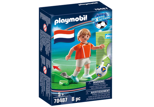 Playmobil 70487 Sports & Action Fussballspieler Niederlande - plegobil