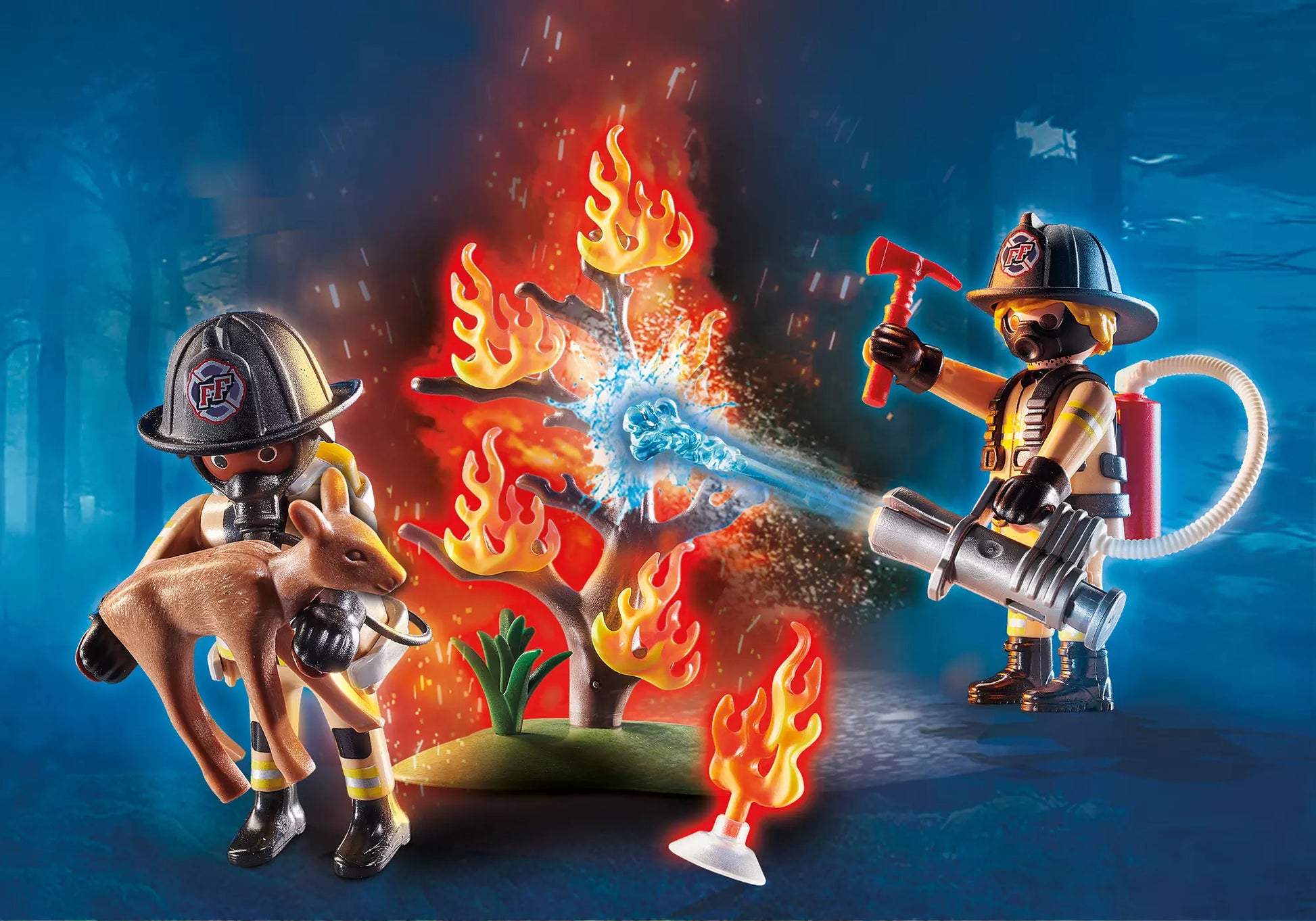 Playmobil 70488 Rescue Action Waldbrandeinsatz - plegobil