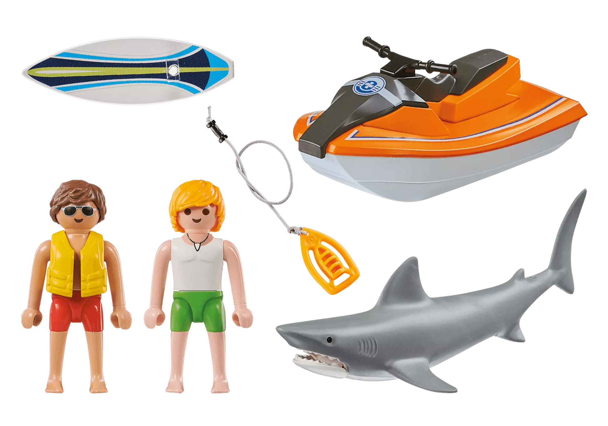 Playmobil 70489 Rescue Action Shark Attack Rescue - plegobil