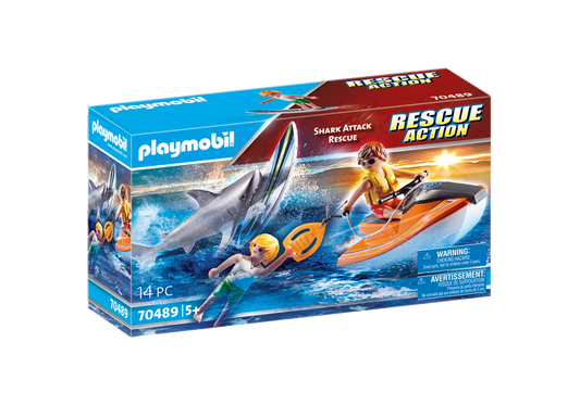 Playmobil 70489 Rescue Action Shark Attack Rescue - plegobil