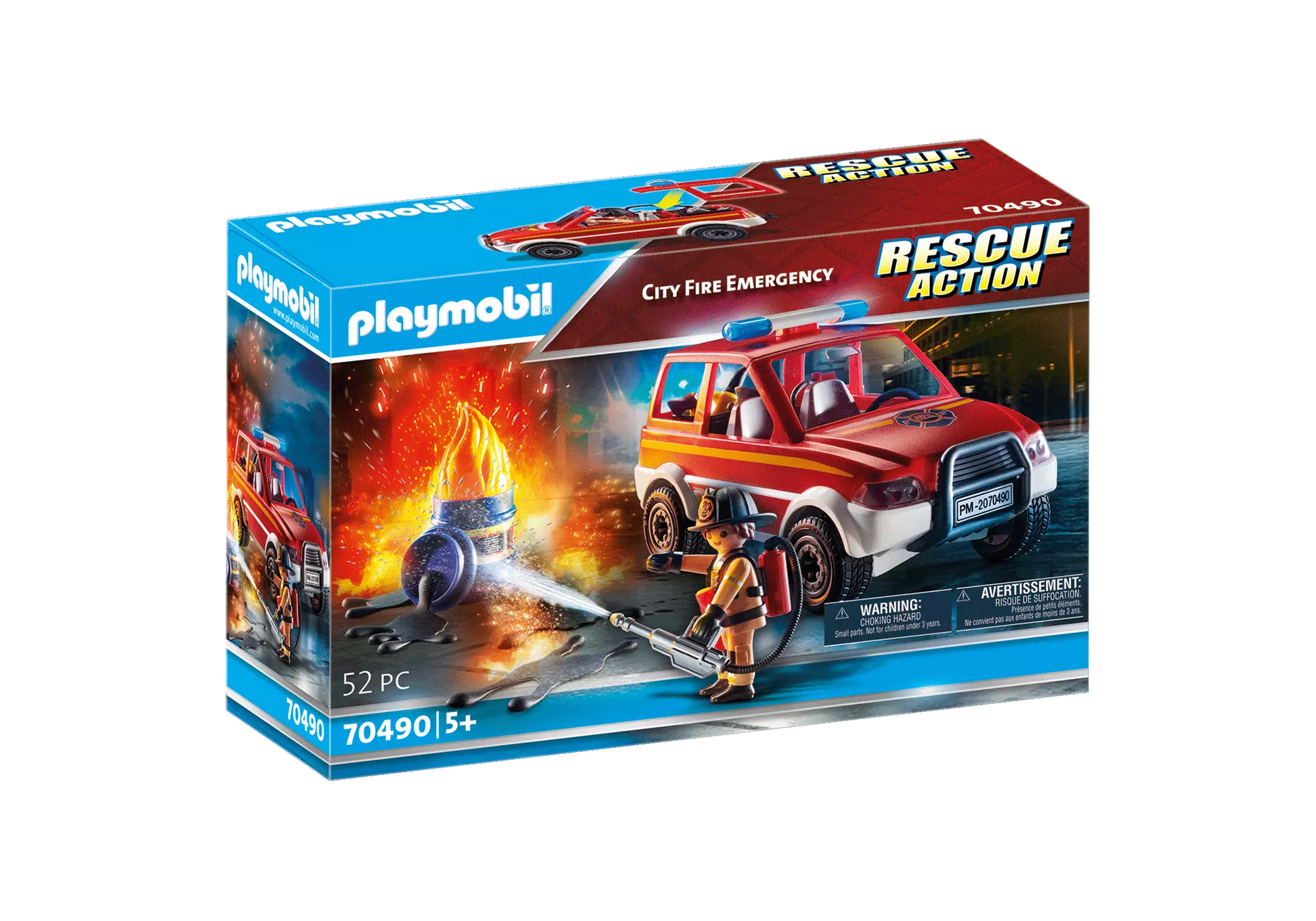 Playmobil 70490 Rescue Action Feuerwehr Einsatz - plegobil