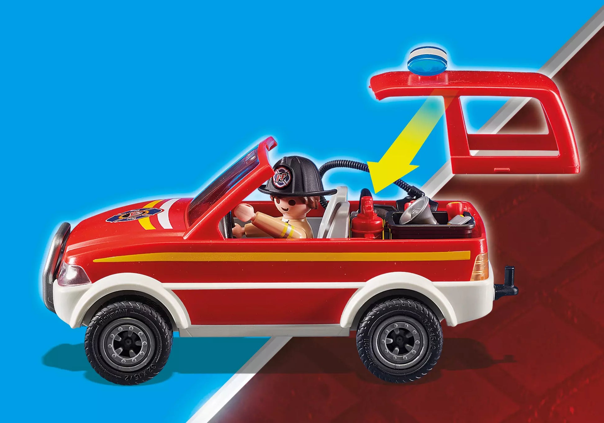 Playmobil 70490 Rescue Action Feuerwehr Einsatz - plegobil
