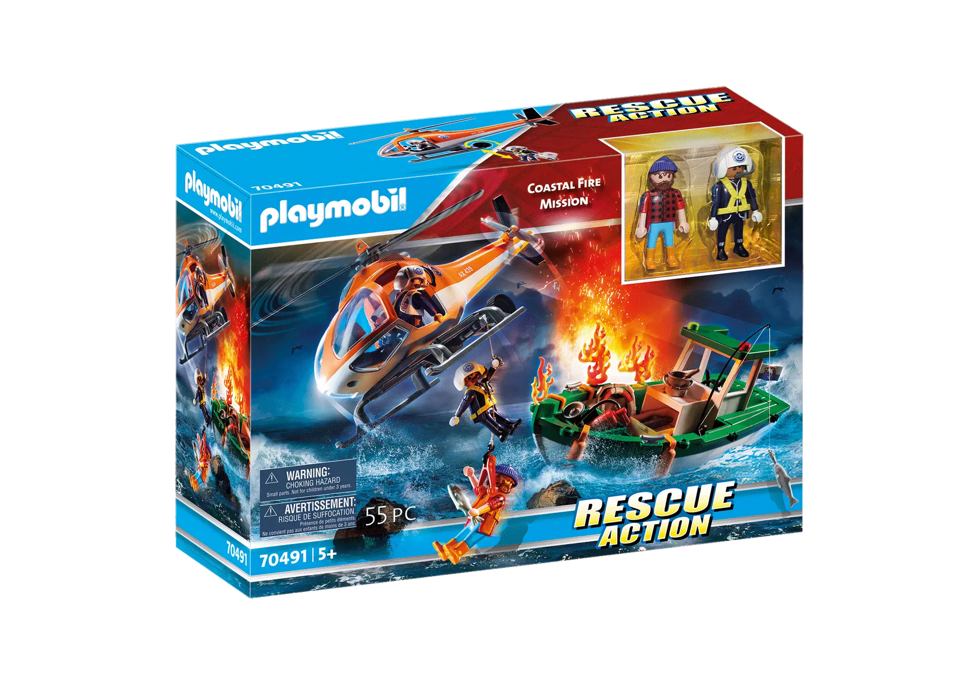 Playmobil 70491 Rescue Action Coastal Fire Mission - plegobil