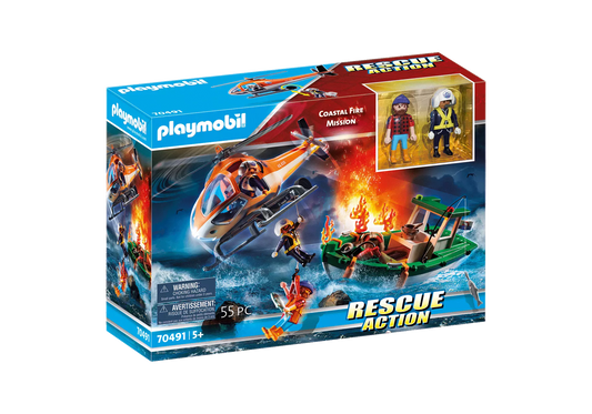 Playmobil 70491 Rescue Action Coastal Fire Mission - plegobil