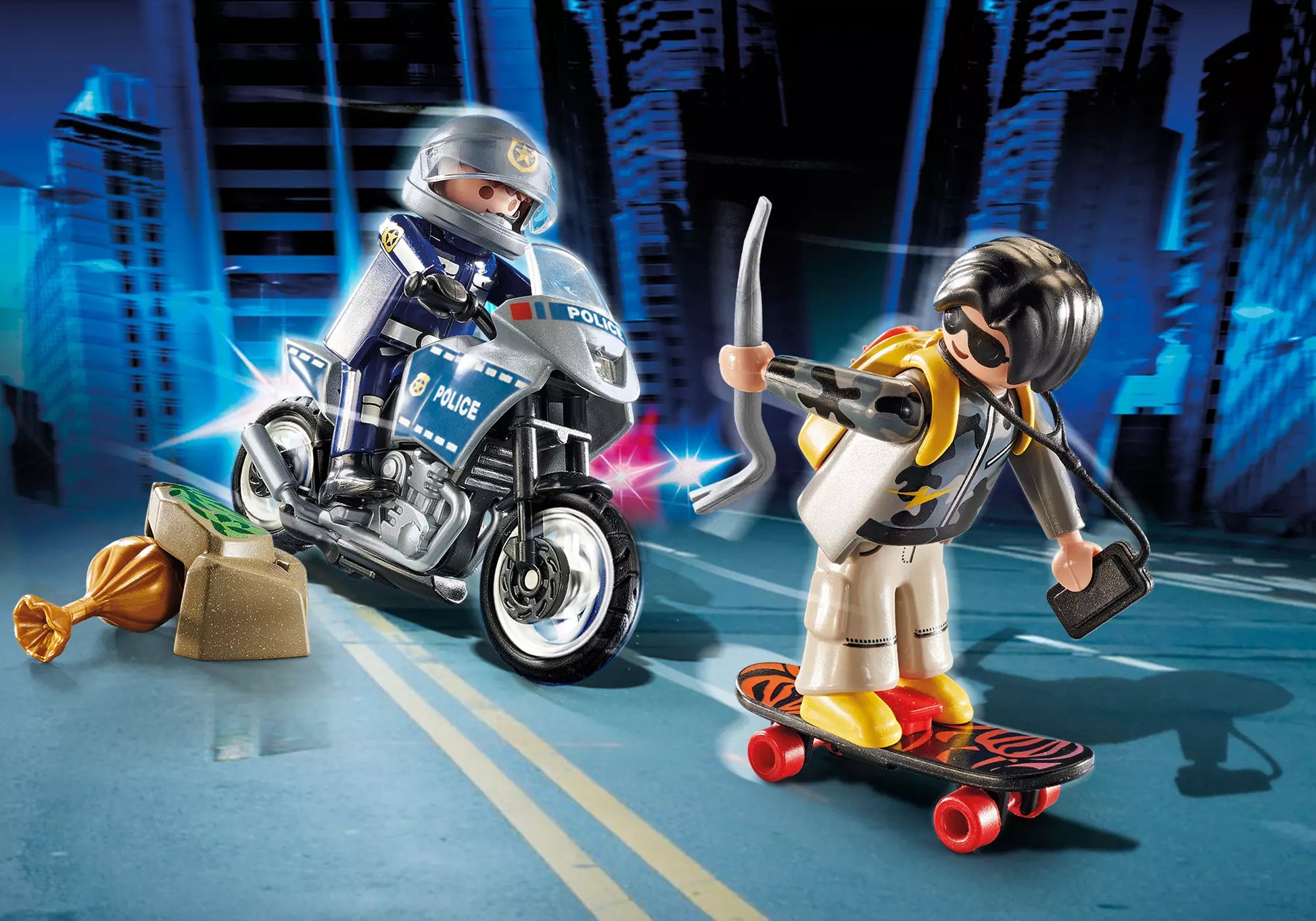 Playmobil 70502 City Action Starter Pack Starter Pack Polizei Ergänzungsset - plegobil