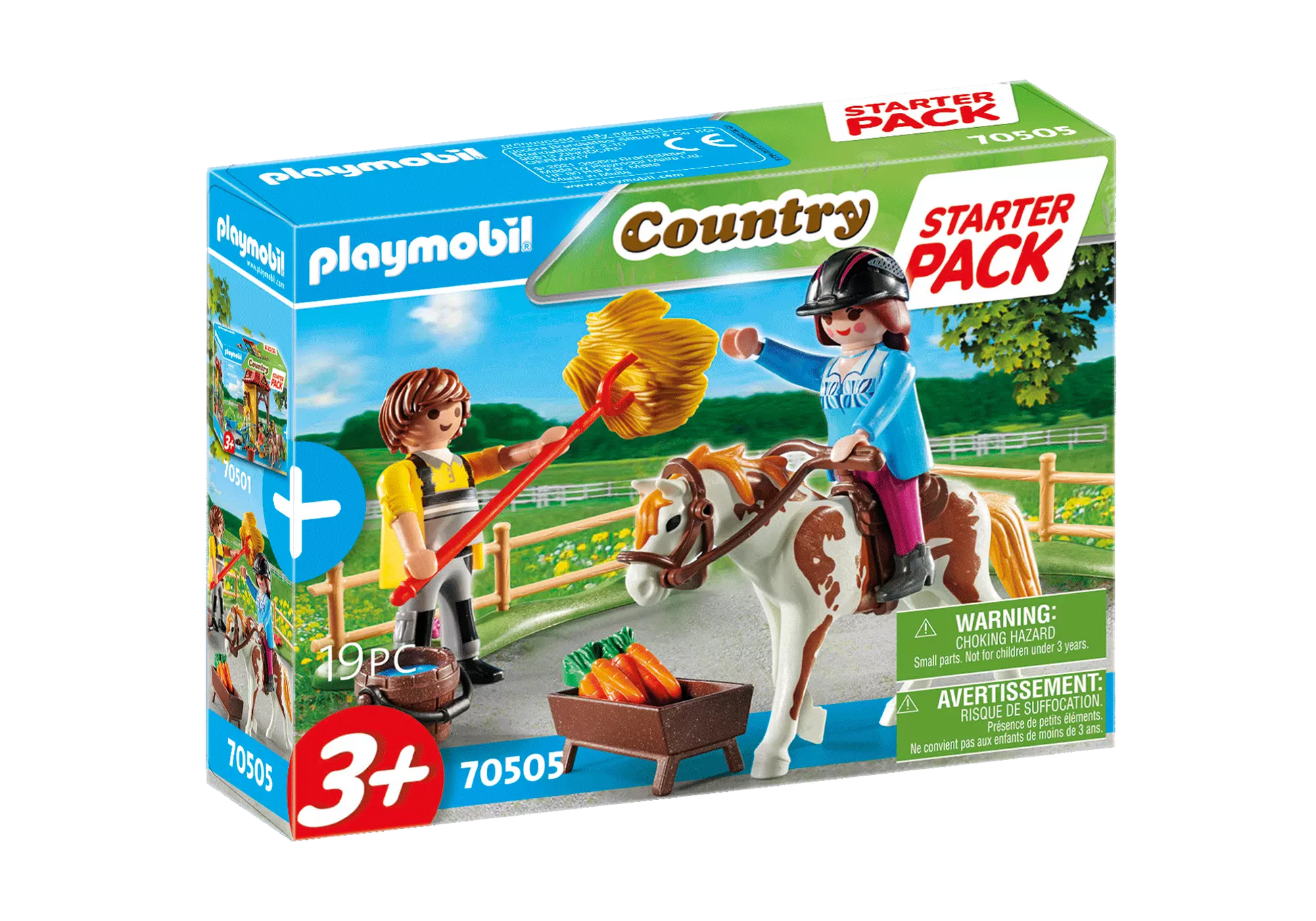 Playmobil 70505 Country Starter Pack Starter Pack Reiterhof Ergänzungsset - plegobil
