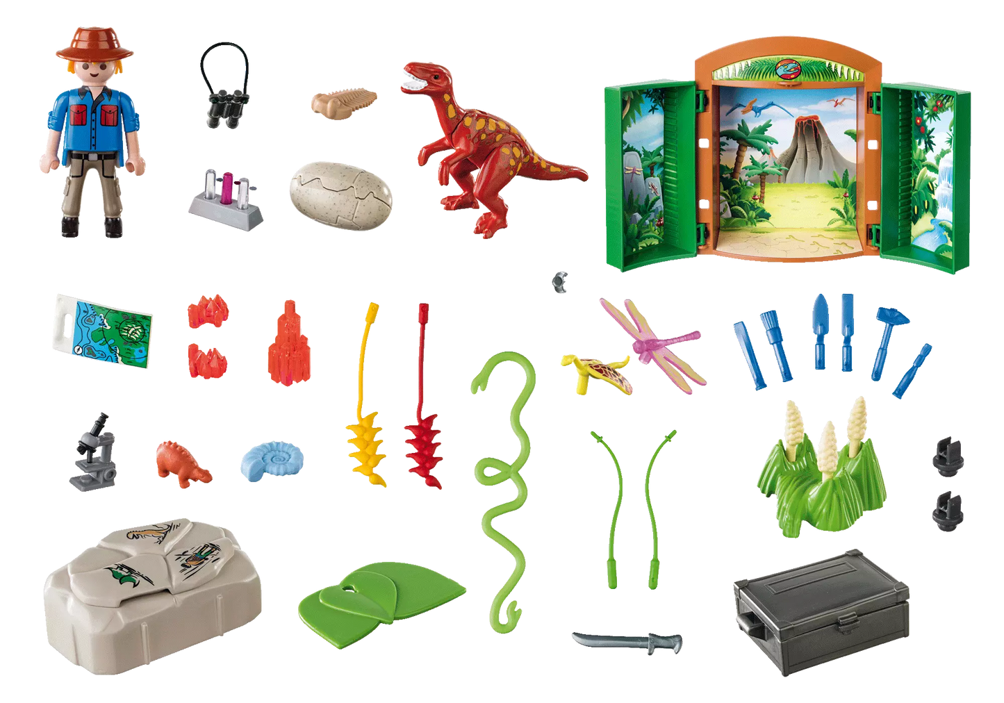 Playmobil 70507 Dinos Spielbox Dinoforscher - plegobil