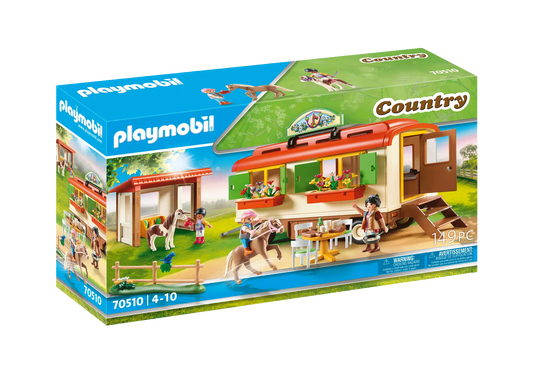 Playmobil 70510 Country Ponycamp-Übernachtungswagen - plegobil