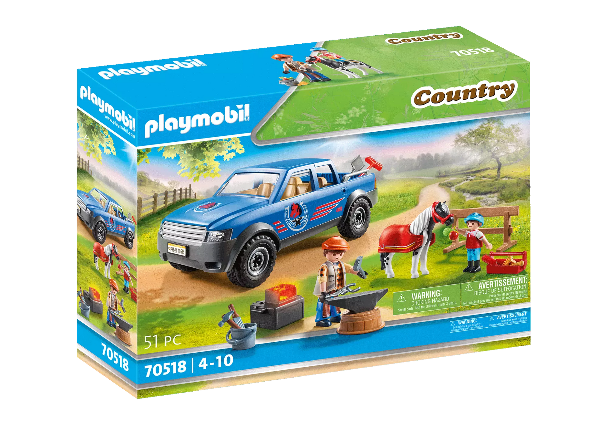 Playmobil 70518 Country Mobiler Hufschmied - plegobil