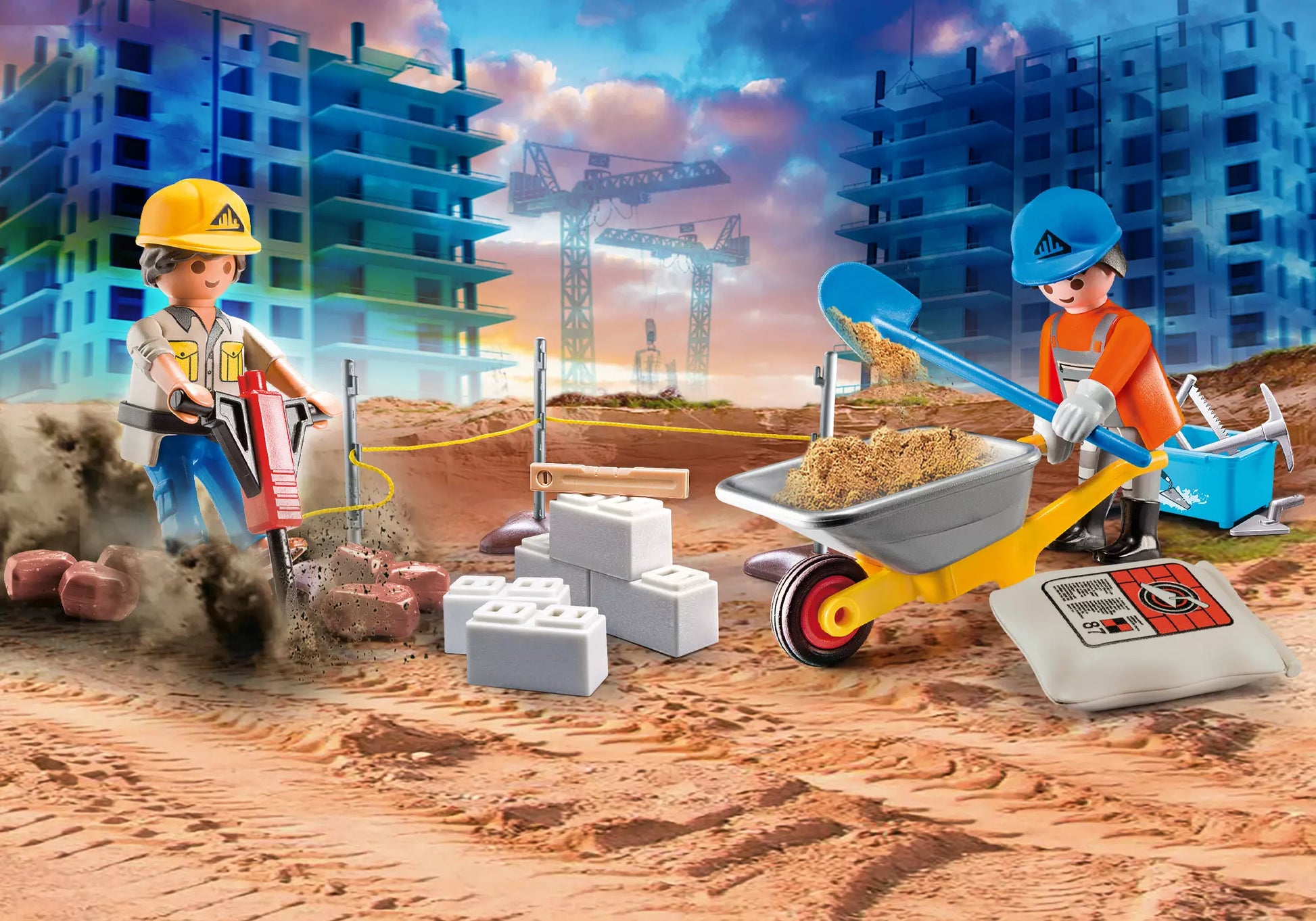 Playmobil 70528 City Action Carry Case Baustelle - plegobil