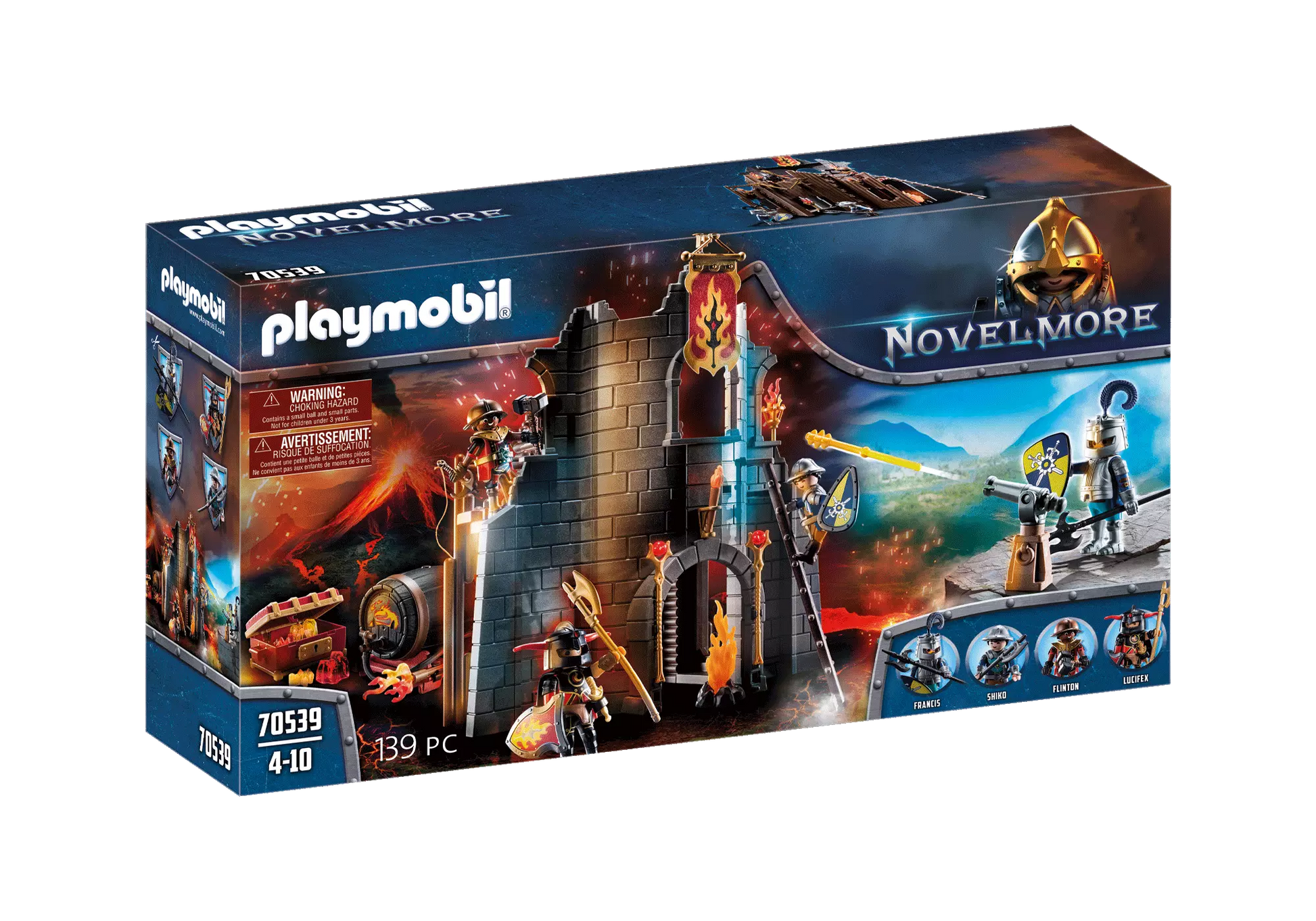 Playmobil 70539 Novelmore Burnham Raiders Feuerruine - plegobil