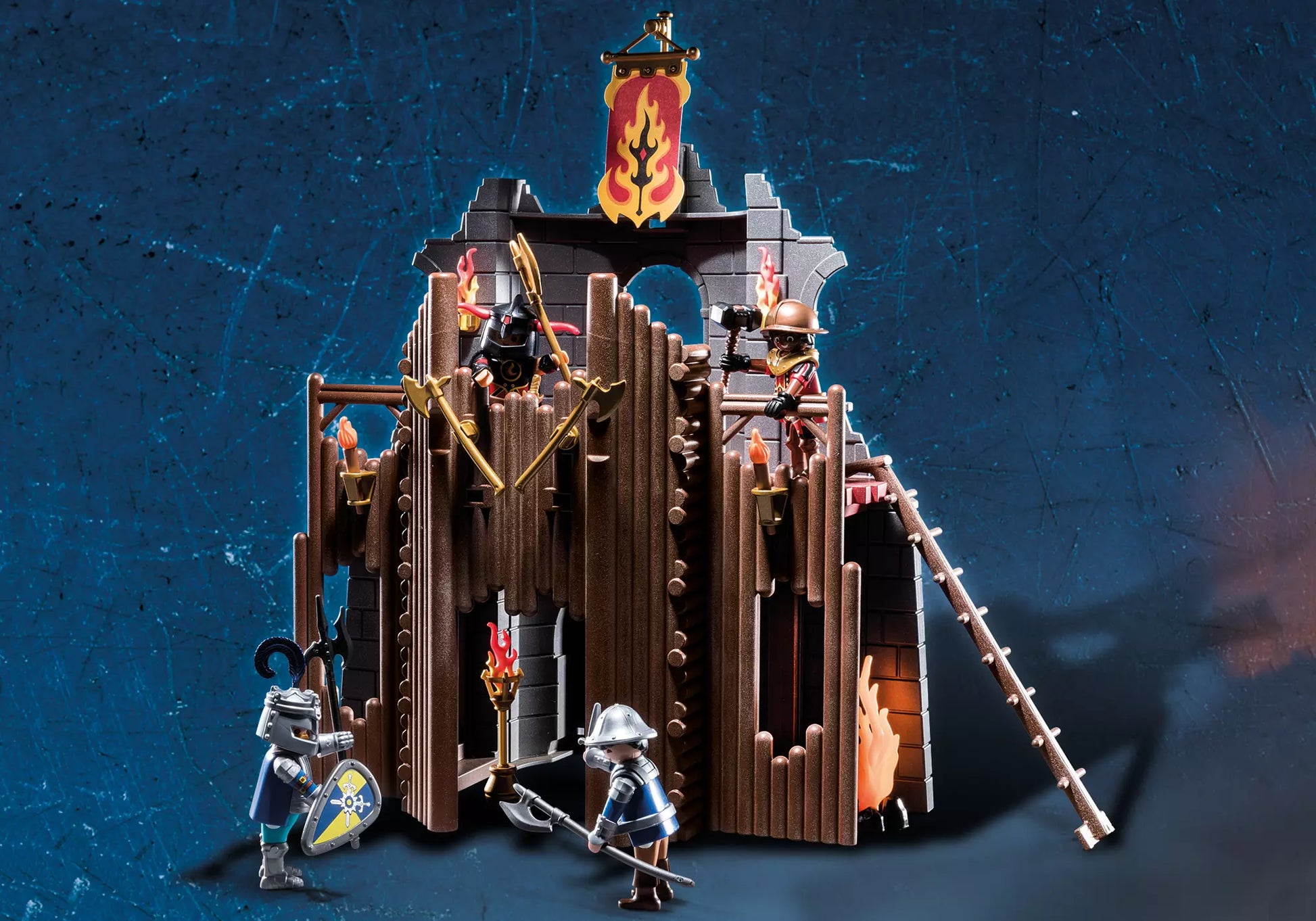 Playmobil 70539 Novelmore Burnham Raiders Feuerruine - plegobil