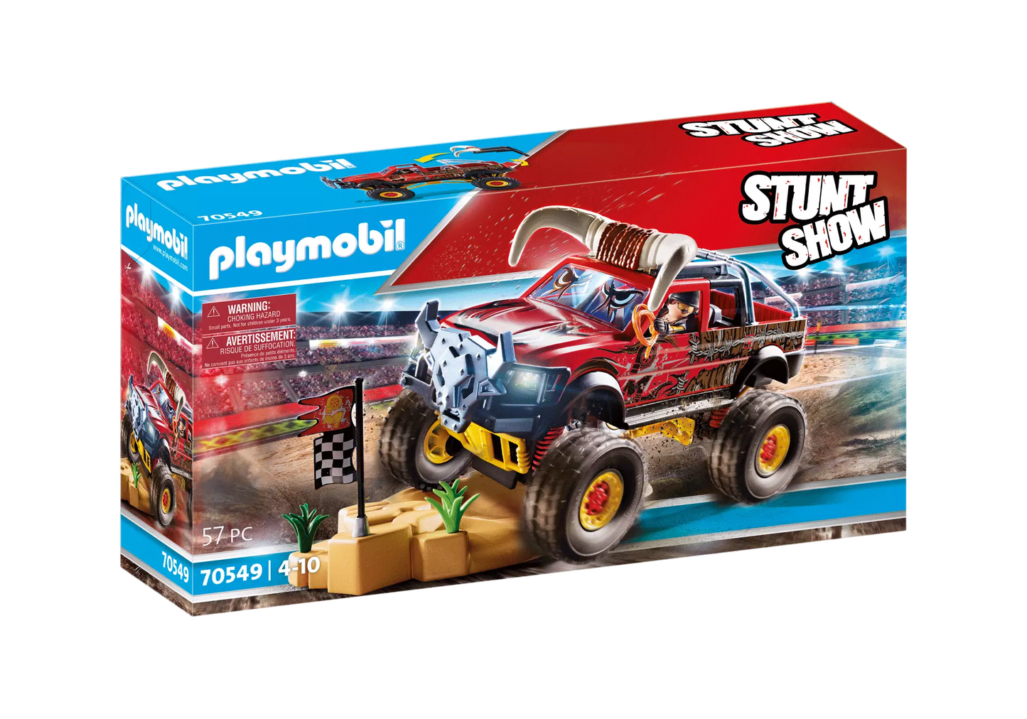 Playmobil 70549 Stunt Show Monster Truck Horned - plegobil