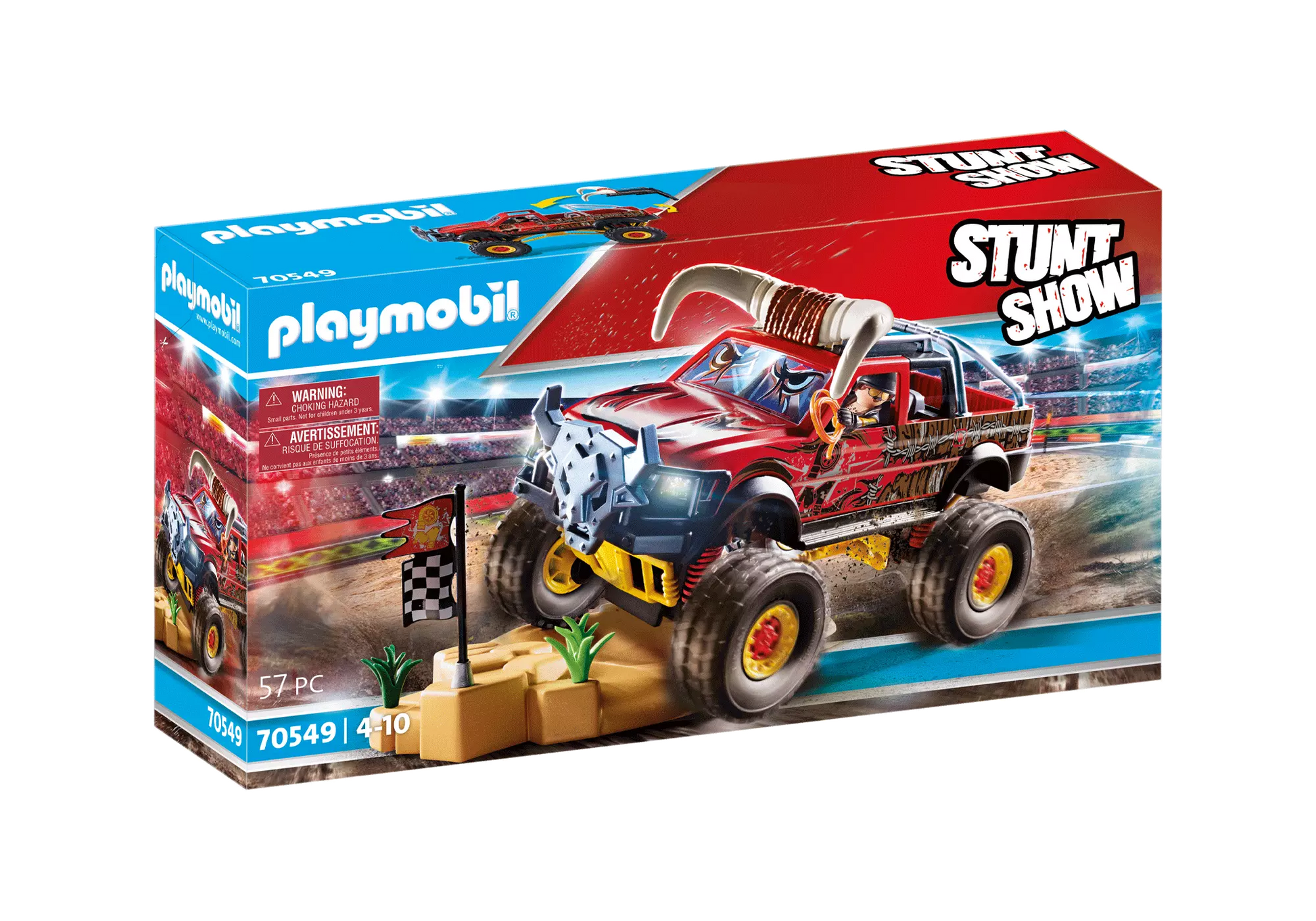Playmobil 70549 Stunt Show Monster Truck Horned - plegobil