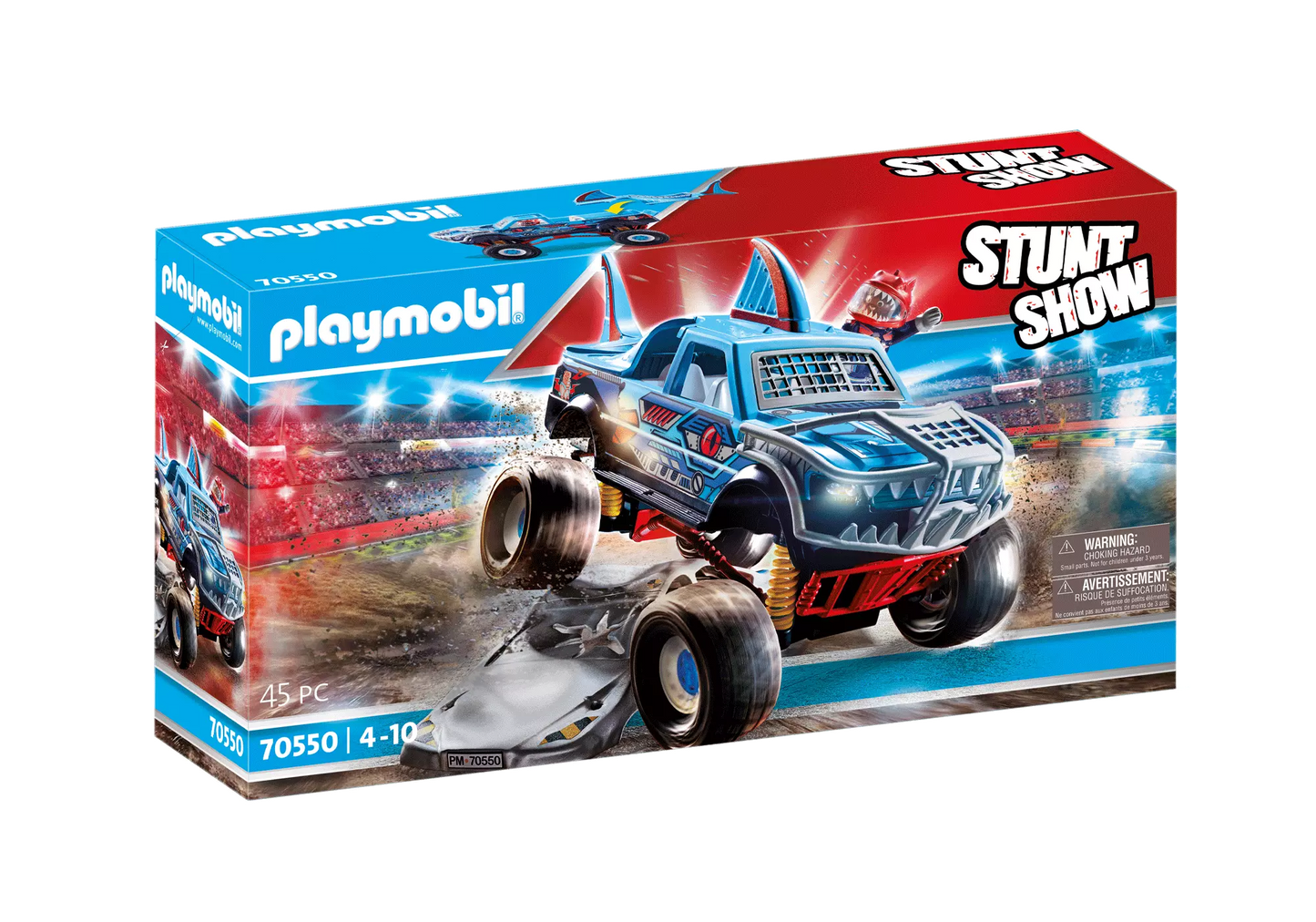 Playmobil 70550 Stunt Show Monster Truck Shark - plegobil