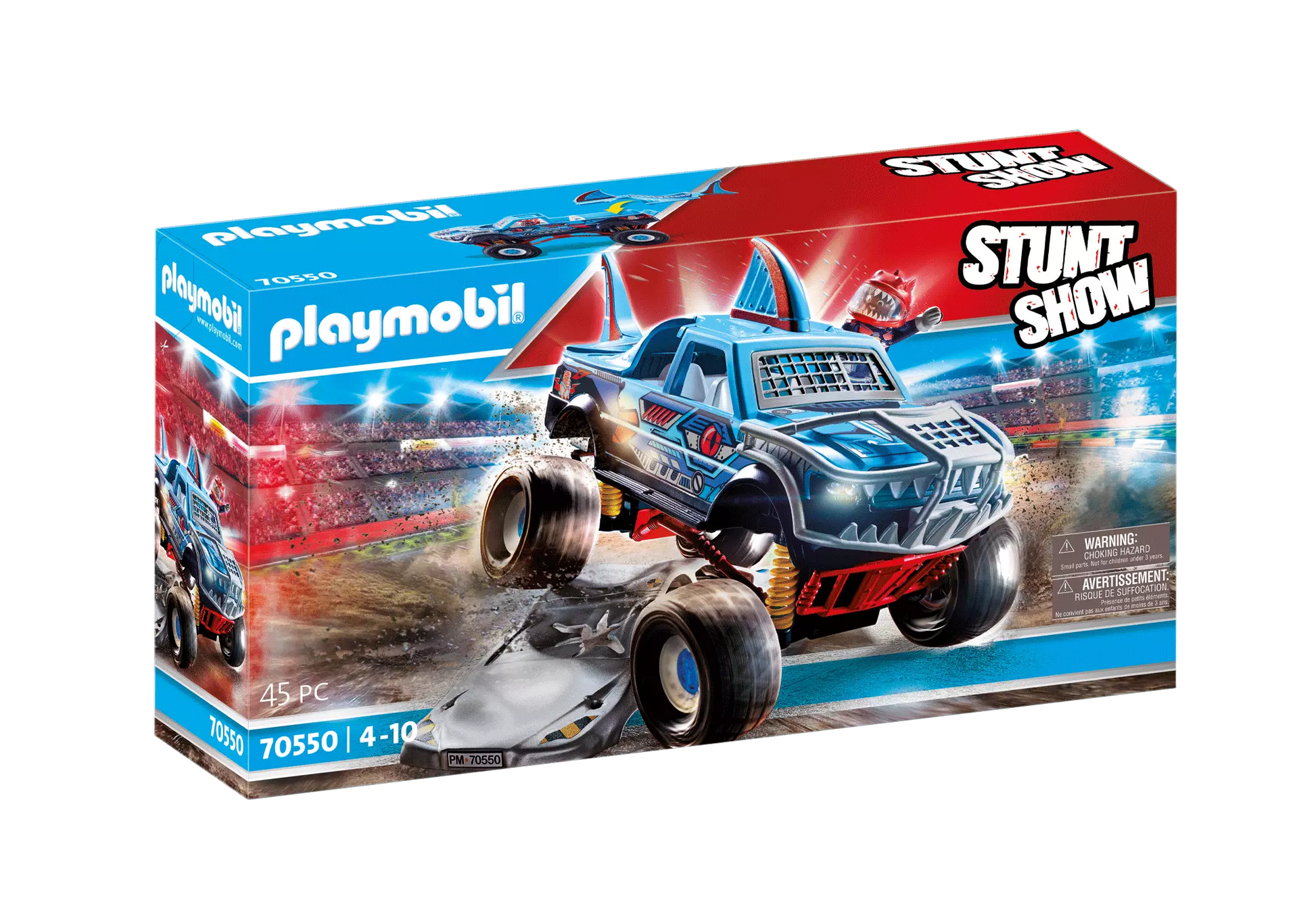 Playmobil 70550 Stunt Show Monster Truck Shark - plegobil