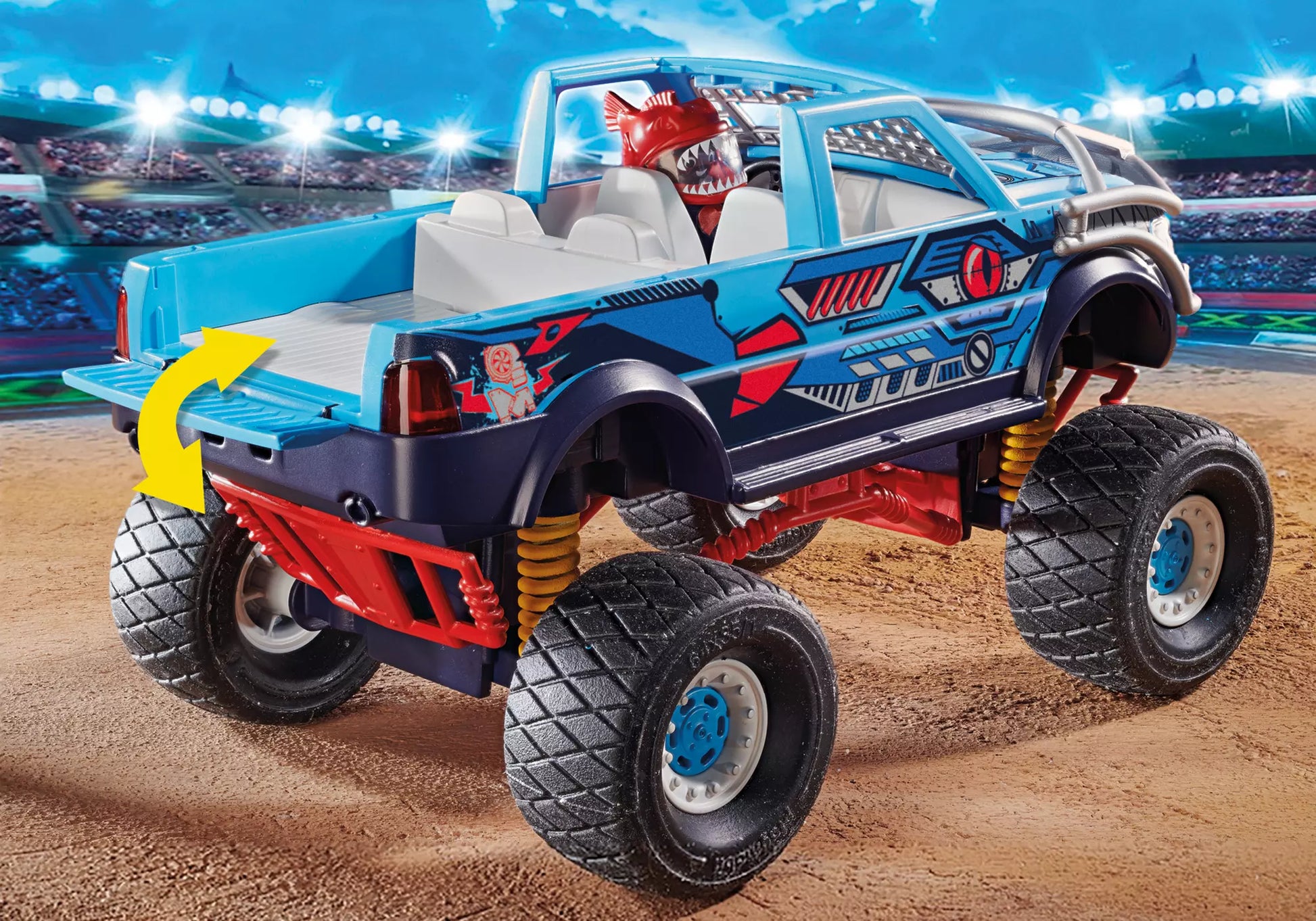 Playmobil 70550 Stunt Show Monster Truck Shark - plegobil